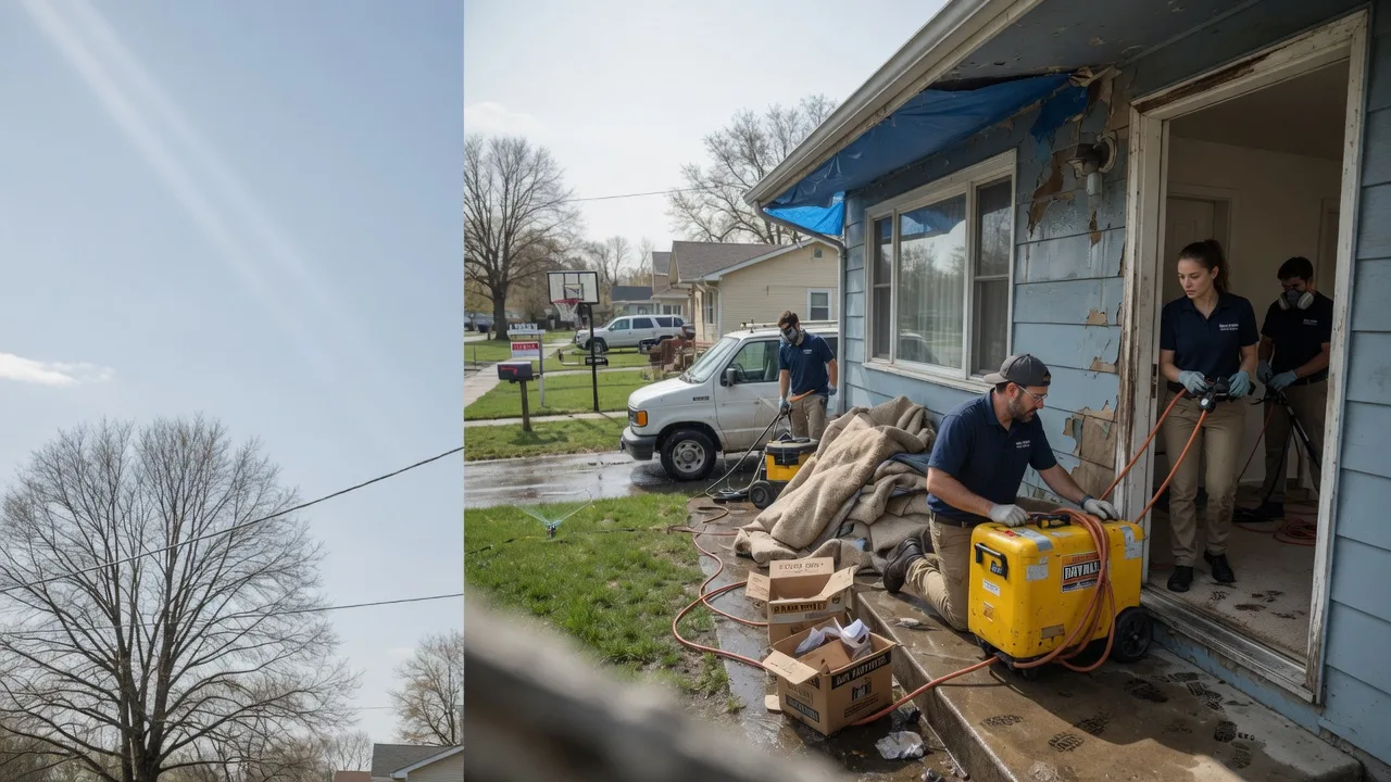 Basement Flood Cleanup in Blue Mountain, AR near me